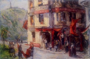 Marosán Gyula: Házépítés, 1952
