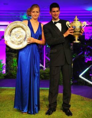 Petrá Kvitová & Novak Djokovic 2011
