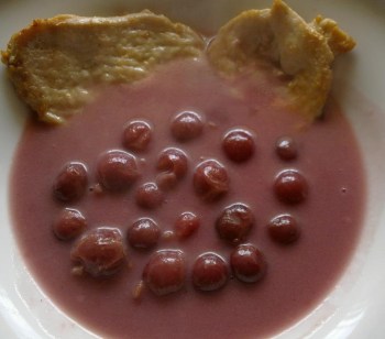 meggymártás csirkemellel