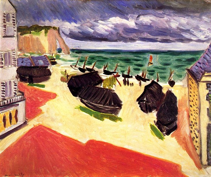 Fishing Boats in Winter, Etretat Henri Matisse - 1921 Winter, 1921