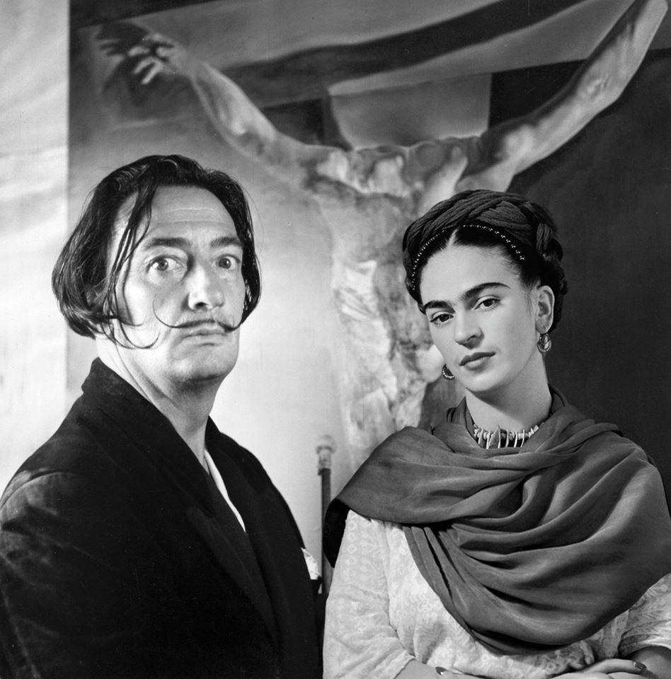 Salvador Dalí and Frida Kahlo