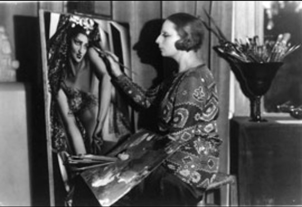 Tamara Lempicka portraits Nana de Herrera - Paris 1927_jó