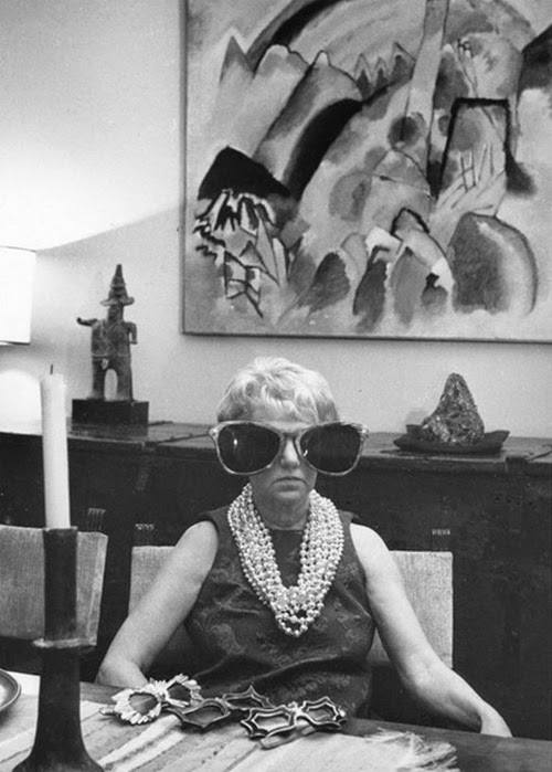 00 Peggy Guggenheim at her home the Palazzo Venier dei Leoni in Venice 1960s