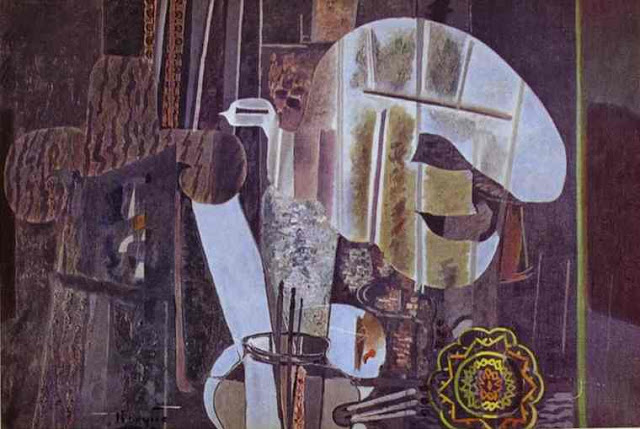 11 Georges Braque_L'Atelier - El estudio IV - The Studio IV 1950 oil on canvas, 130 x 195 cm Dr. Paul Sacher, Pratteln_ Basel, Switzerland