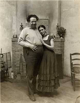 Frida and Diego at the AGO exhibit