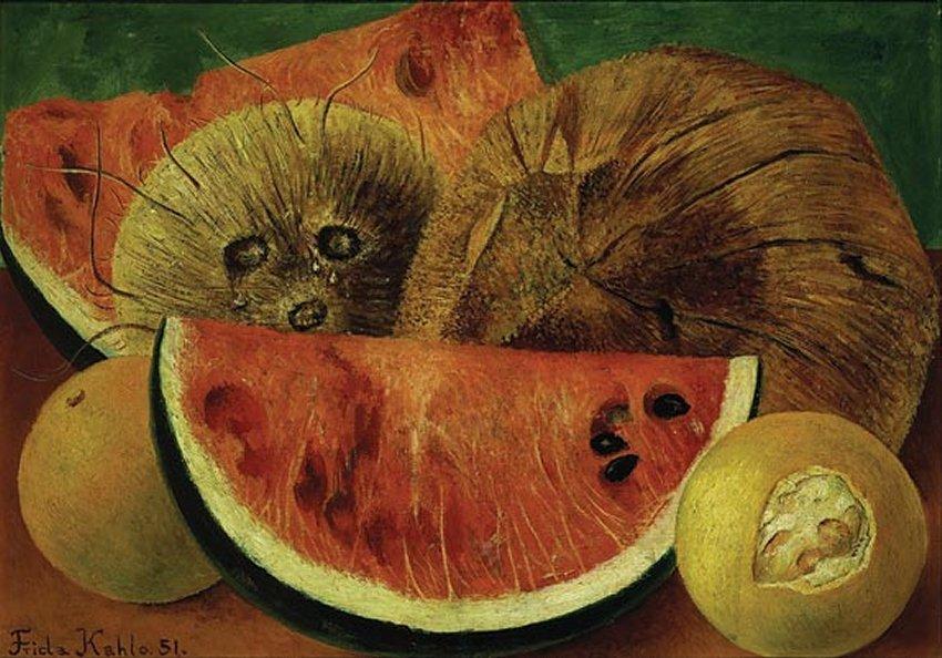 Frida-Kahlo-Coconuts 1951