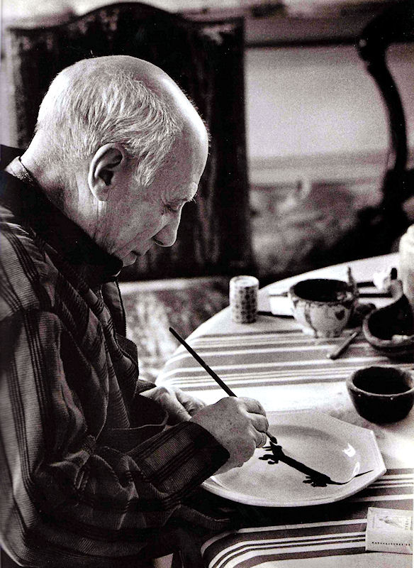 Plate Painted by Pablo Picasso