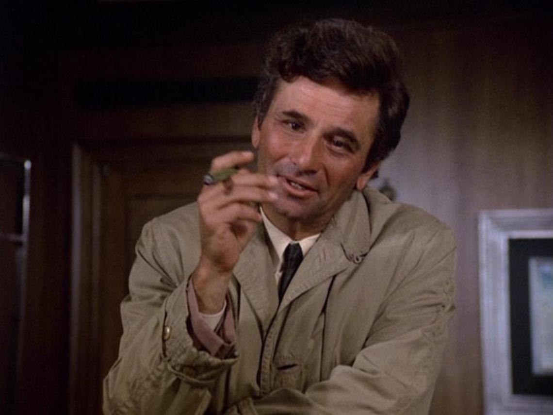 Peter falk as Columbo