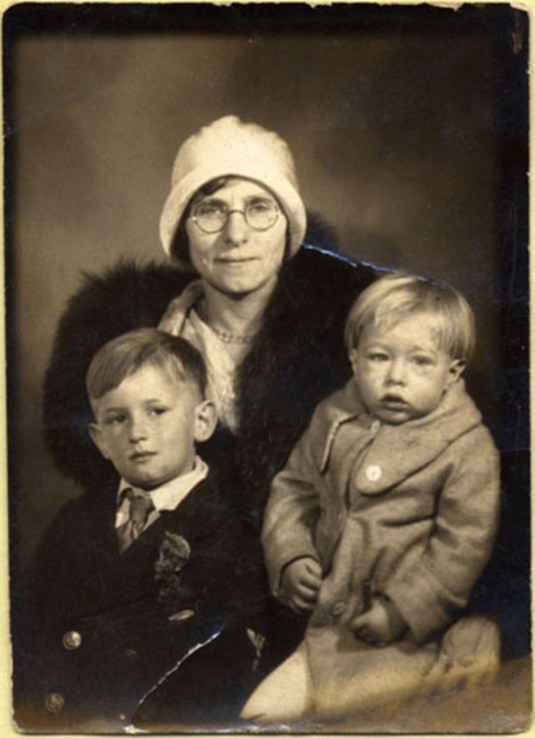 Andy Warhol at age 3 in 1932
