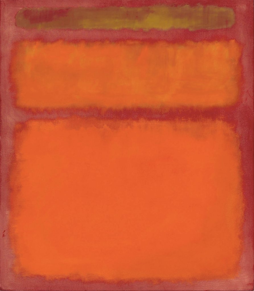 Orange, Red, Yellow, 1961 by Mark Rothko