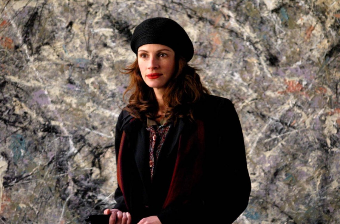 Julia Roberts in Mona Lisa Smile (2003) with Pollock's painting