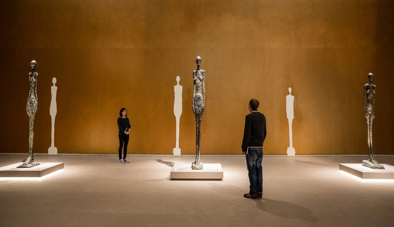 Sculptures of Giacometti at Leopold Museum Wien 2014-2015