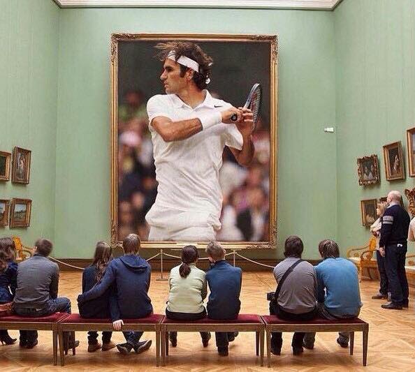 Federer in Museum