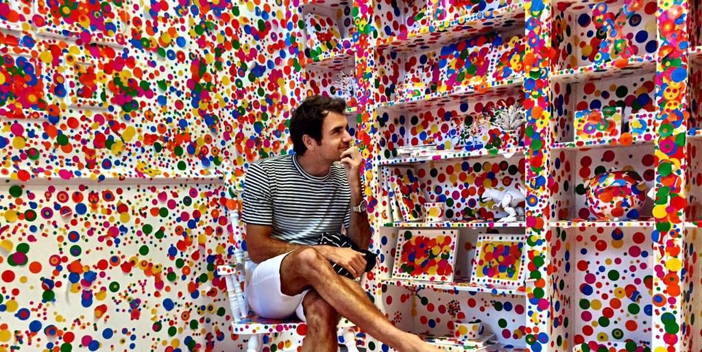roger in kusama's work
