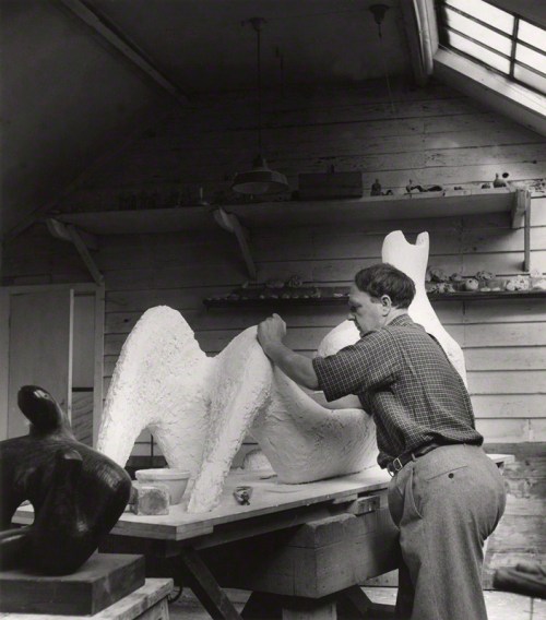 NPG x125630; Henry Moore by Lola Walker (Lola Marsden)