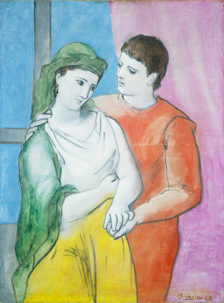 Pablo Picasso – The Lovers (1923) oil on linen National Gallery Washington