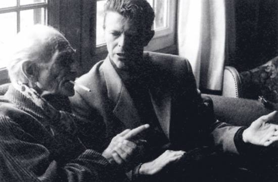 Balthus and David Bowie, 1994