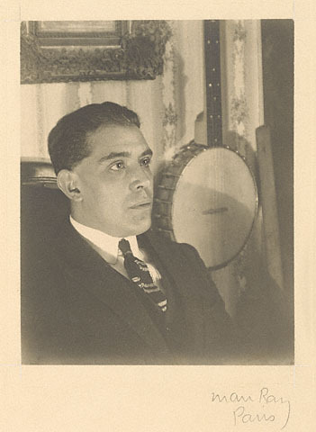 Juan Gris in Paris 1922 Gelatin silver print photo by Man Ray
