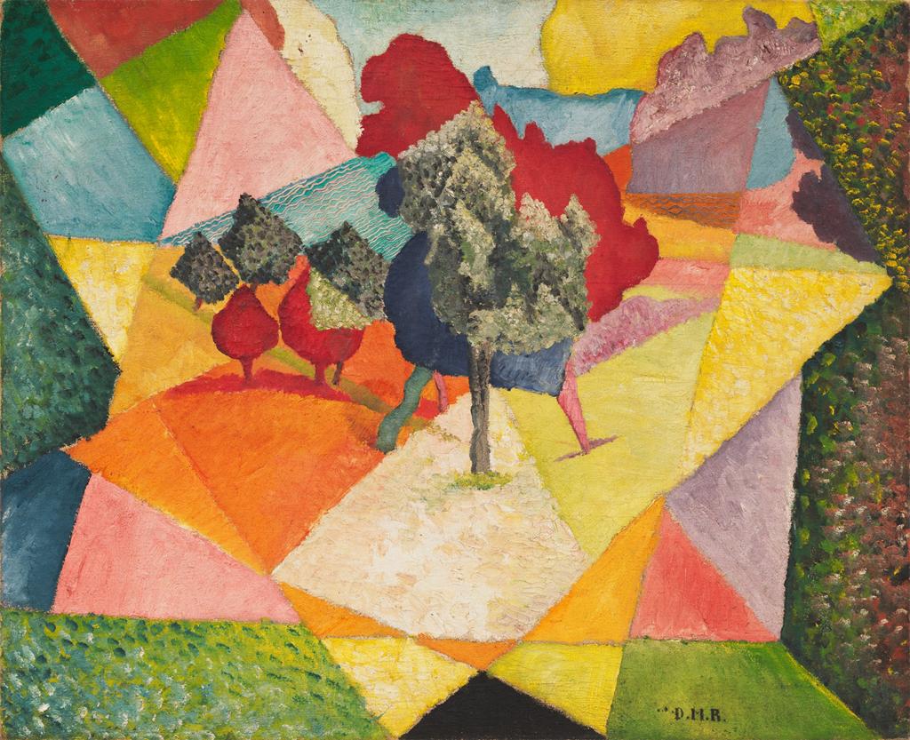 Rivera Cubist Landscape 1912 MOMA