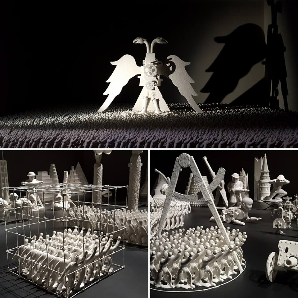 Grisha Bruskin (Russian, born 1945)_Scene Change 2016-2017