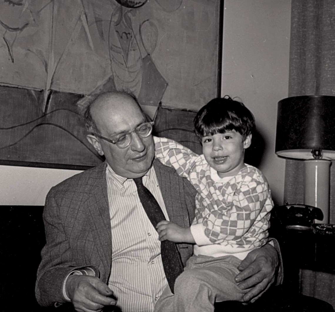 Mark Rothko and his son, Christopher, 1966.jpg