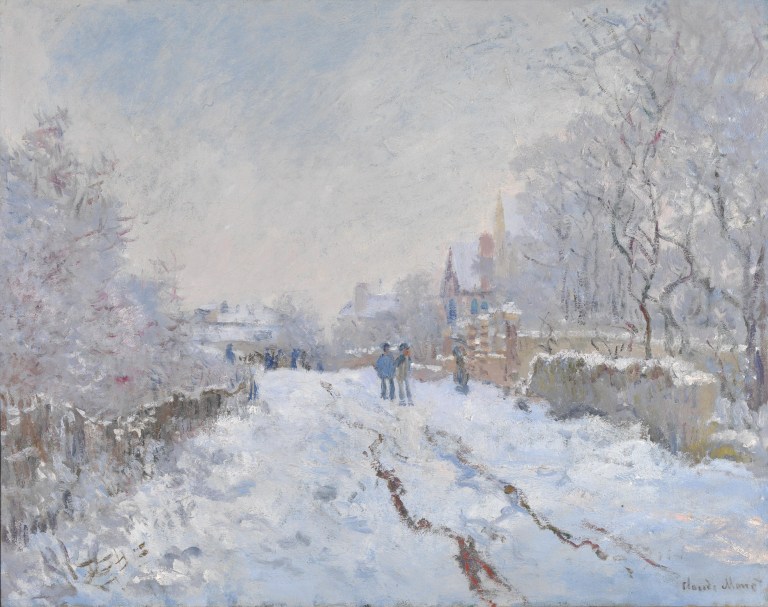 Monet Winter at Argenteuil_National Gallery_London