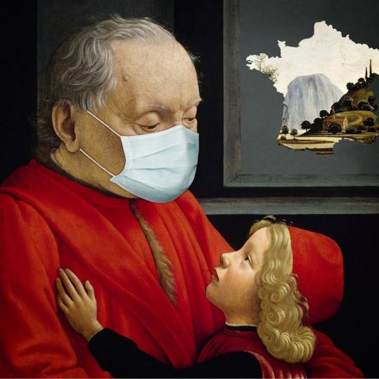 Red district after Ghirlandaio's painting by Sabine Pigalle